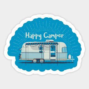 Happy Camper Sticker